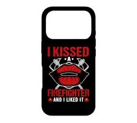 Carcasa para iPhone 17 Pro I Kissed A Firefighter Funny Fireman Fighters Lovers