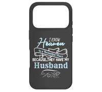 Carcasa para iPhone 17 Pro I Know Heaven Is A Beautiful Place They Have My Husband