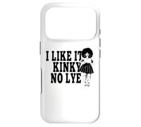 Carcasa para iPhone 17 Pro I Like It Kinky No Lye Afro Natural Grueso Melanina Cabello Sista