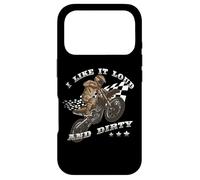 Carcasa para iPhone 17 Pro I Like It Loud & Dirty Motocross Quote
