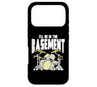 Carcasa para iPhone 17 Pro I’ll Be in The Basement Retro Drum Kit Music Artwork