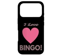 Carcasa para iPhone 17 Pro I Love Bingo! Funny Old Lady Costume Men & Women Bingo
