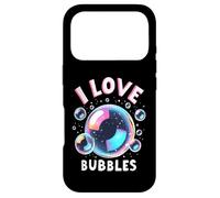 Carcasa para iPhone 17 Pro I Love Bubbles I Jabón Burbujas Niños Niñas Niños
