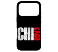 Carcasa para iPhone 17 Pro I Love Chicago, Chicago Map Graphic Design tee, Chicago City