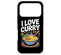 Carcasa para iPhone 17 Pro I Love Curry Plato Sabroso Picante Pasión