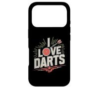 Carcasa para iPhone 17 Pro I Love Darts Target Arrow Juego Divertido
