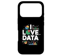 Carcasa para iPhone 17 Pro I Love Data Charts Gráficos Analítica