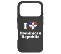 Carcasa para iPhone 17 Pro I Love Dominican Republic Dominicans