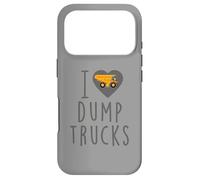 Carcasa para iPhone 17 Pro I Love Dump Trucks - Fiesta de cumpleaños de construcción, camión volquete