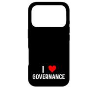 Carcasa para iPhone 17 Pro I Love Governance - Auditoría Interna de Riesgo de cumplimiento cardíaco