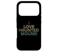 Carcasa para iPhone 17 Pro I Love Haunted Mound BF Camisa desgastada Retro