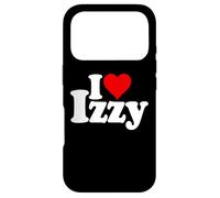 Carcasa para iPhone 17 Pro I Love Heart Izzy Isabel Nombre EN UNA tee