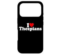 Carcasa para iPhone 17 Pro I Love Heart THESPIANS Teatro Drama ACTORES