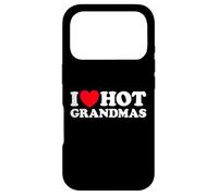Carcasa para iPhone 17 Pro I Love Hot Grandmas Gracioso Abuela Abuela Abuelas Que me follaría Milf Gran Mamá