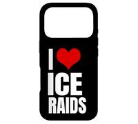 Carcasa para iPhone 17 Pro I Love Ice Raids Funny Political Tees