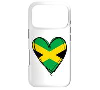 Carcasa para iPhone 17 Pro I Love Jamaica Flag Heart se enorgullece de ser Papa Mama Boy jamaiquino