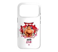 Carcasa para iPhone 17 Pro I Love Japan, Cute Japanese Sumo Wrestling Character Graphic