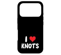 Carcasa para iPhone 17 Pro I Love Knots - Corazón - Nudo Atando Barco Barco Yate Marinero