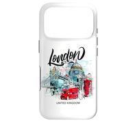 Carcasa para iPhone 17 Pro I Love London, Cool London UK Graphic Outfit, It's London