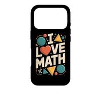 Carcasa para iPhone 17 Pro I Love Matemáticas Geometría Álgebra Pi