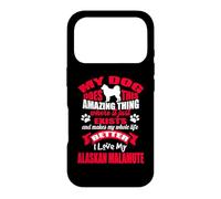 Carcasa para iPhone 17 Pro I Love My Alaskan Malamute Dog Funny Puppy Dogs Lovers