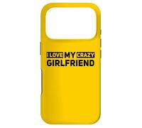 Carcasa para iPhone 17 Pro I Love My Crazy Novia Pareja Significativo Otro Divertido