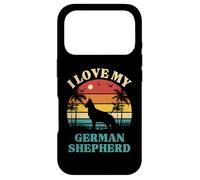 Carcasa para iPhone 17 Pro I Love my German Shepherd - Amante de los Perros - Lindo Pastor alemán