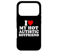 Carcasa para iPhone 17 Pro I Love My Hot Autistic Boyfriend Heart My Autism BF