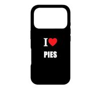 Carcasa para iPhone 17 Pro I Love Pies Carne Patata Manzana Pizza Baker Chef Cocinero