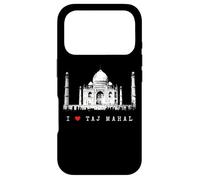 Carcasa para iPhone 17 Pro I Love Taj Mahal Agra India Vintage Skyline Me Encanta India