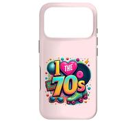Carcasa para iPhone 17 Pro I Love The 70s Retro Cassette Roller Vinyl Disco Party 70s