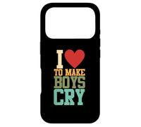 Carcasa para iPhone 17 Pro I Love To Make Boys Cry | Fatale Femme | Relación