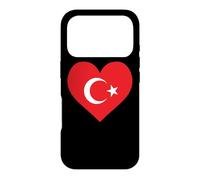 Carcasa para iPhone 17 Pro I Love Türkiye In My Heart Bandera Turca Arte Orgullo Nacional