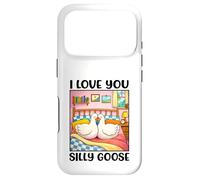 Carcasa para iPhone 17 Pro I Love You Silly Goose Romantic Couples Boyfriend Girlfriend