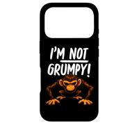 Carcasa para iPhone 17 Pro I’m Not Grumpy Funny Angry Monkey Men Women Kids
