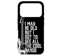 Carcasa para iPhone 17 Pro I May Be Old But I Got To See All The Cool Bands Concierto Diversión