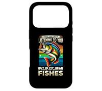 Carcasa para iPhone 17 Pro I Might Look Like I'm Listening To You Fishing Fish Angler