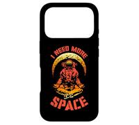 Carcasa para iPhone 17 Pro I Need More Space Yoga Astronauta Funny Retro Science Quote
