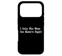 Carcasa para iPhone 17 Pro I Only Win When The Music's Right Funny Gamer Quote