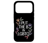 Carcasa para iPhone 17 Pro I Put The B In LGBTQ Identidad del Orgullo Bi |-