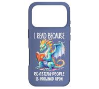 Carcasa para iPhone 17 Pro I Read Because Roasting People is Frowned Upon Book Dragon
