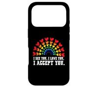 Carcasa para iPhone 17 Pro I See I Love You I Accept You LGBTQ Ally Gay Pride