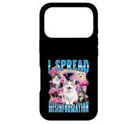 Carcasa para iPhone 17 Pro I Spread Desinformación Divertido Bootleg Cat
