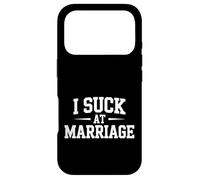 Carcasa para iPhone 17 Pro I Suck At Marriage Divorce Relationship Relatable -