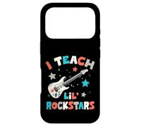 Carcasa para iPhone 17 Pro I Teach Lil' Rockstars, Profesor de música Rock, Banda de Guitarra