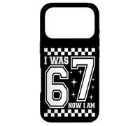 Carcasa para iPhone 17 Pro I Was 6 Now I'm 7 Funny 67 Birthday Boys Girls Party
