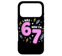Carcasa para iPhone 17 Pro I Was 6 Now I'm 7 Funny 7th Birthday Girl Party