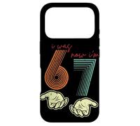 Carcasa para iPhone 17 Pro I Was 6 Now I'm 7 Funny 7th Birthday Retro Hands Meme Girls