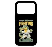 Carcasa para iPhone 17 Pro I Was Fighting Alligators Excusa Historia Torpe