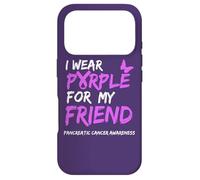 Carcasa para iPhone 17 Pro I Wear Purple for my Friend Pancreatic Cancer Awareness